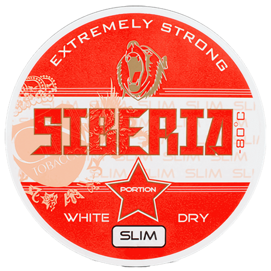 Siberia -80 Degrees Slim White Dry Portion (Red)