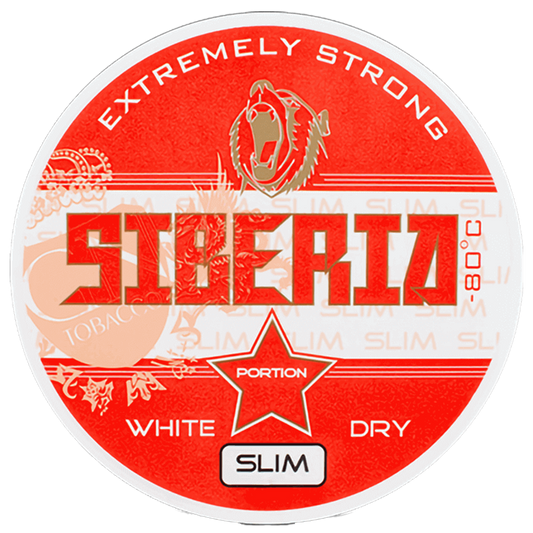 Siberia -80 Degrees Slim White Dry Portion (Red)