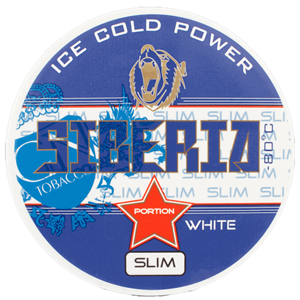 Siberia -80 Degrees Slim White Portion (Blue)